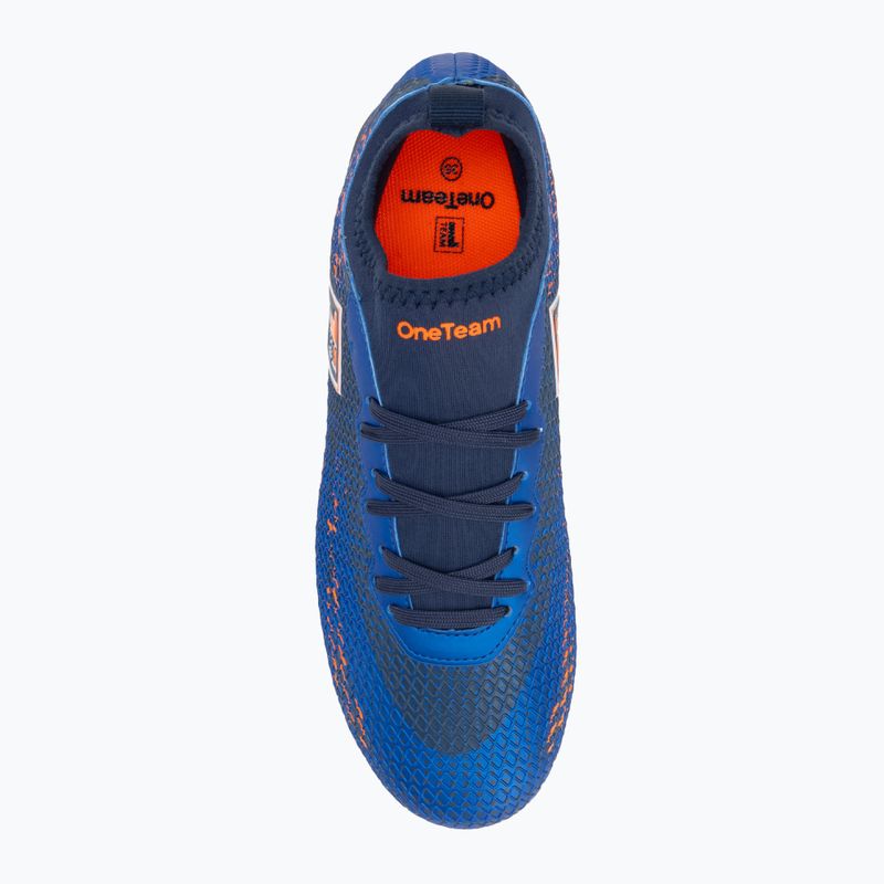 OneTeam Robero Teen FG/AG scarpe da calcio per bambini blu navy/arancio 5