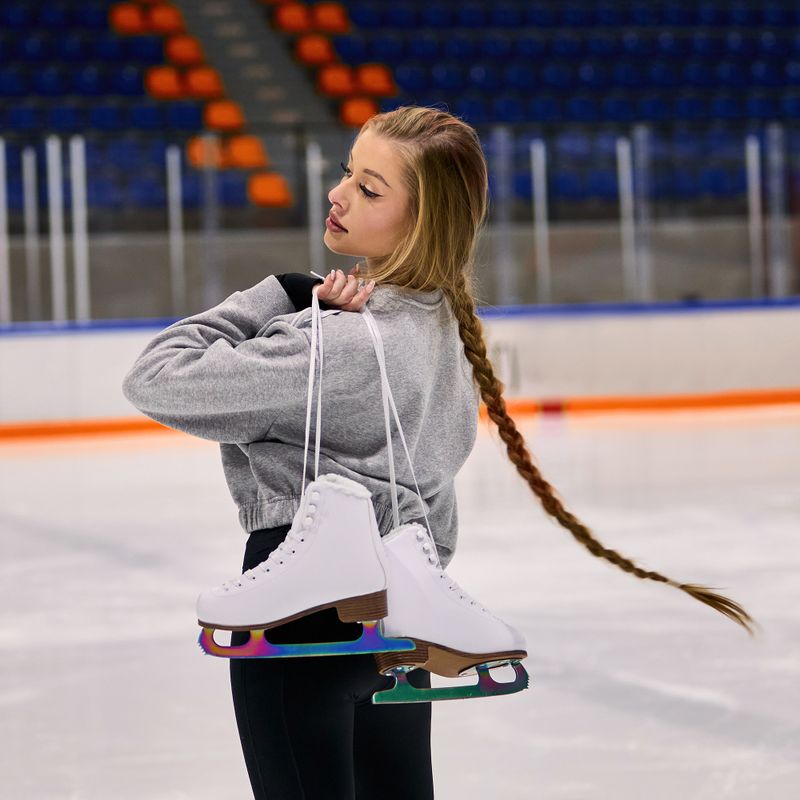 Pattini di figura da donna ATTABO Lily bianco 4