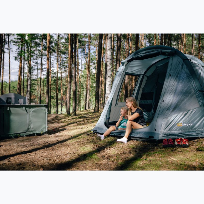Tenda da campeggio gonfiabile per 4 persone KADVA AIRcamp 4.4 verde 24
