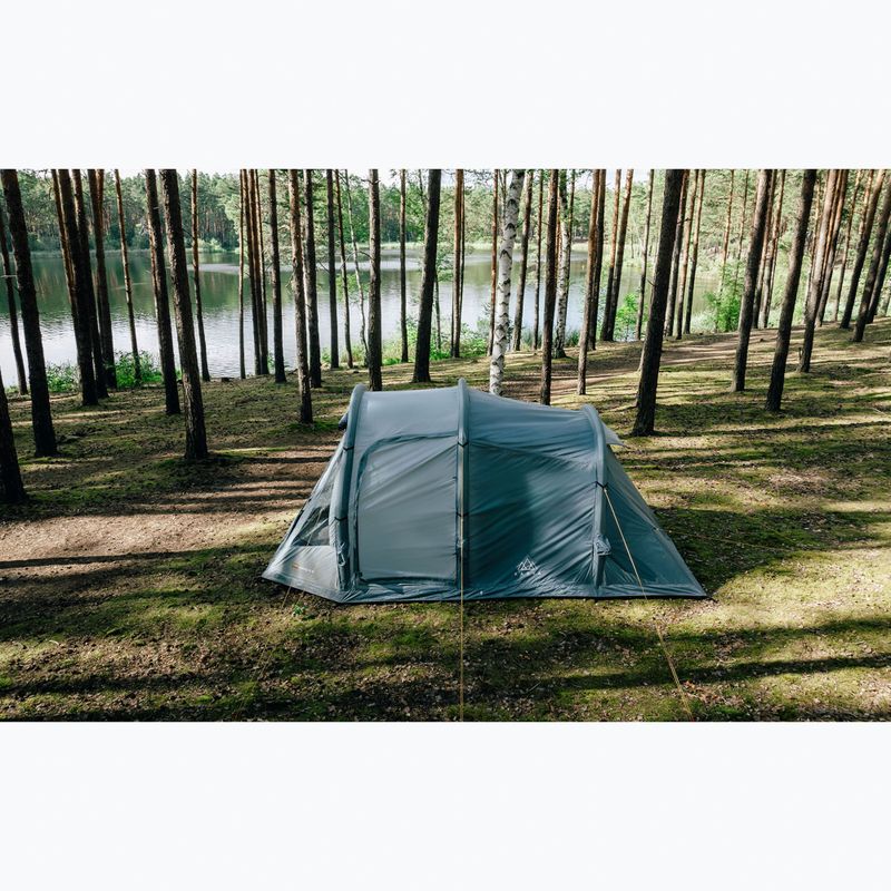 Tenda da campeggio gonfiabile per 4 persone KADVA AIRcamp 4.4 verde 28