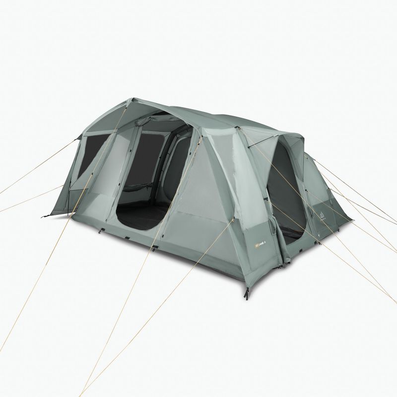 Tenda da campeggio gonfiabile per 6 persone KADVA AIRcamp 6.24 verde 2