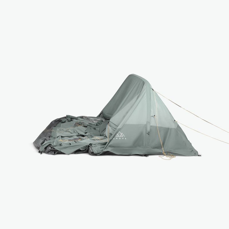 Tenda da campeggio gonfiabile per 6 persone KADVA AIRcamp 6.24 verde 17