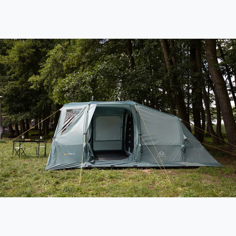 Tenda da campeggio gonfiabile per 6 persone KADVA AIRcamp 6.24 verde 28