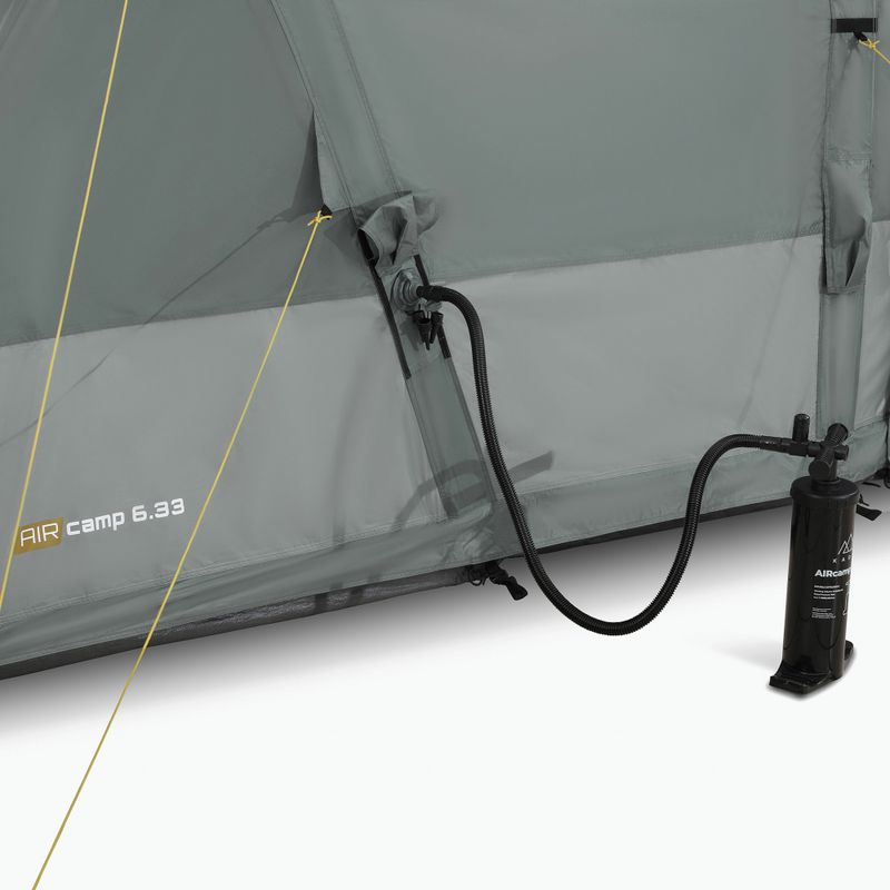 Tenda da campeggio gonfiabile per 6 persone KADVA AIRcamp 6.33 verde 16