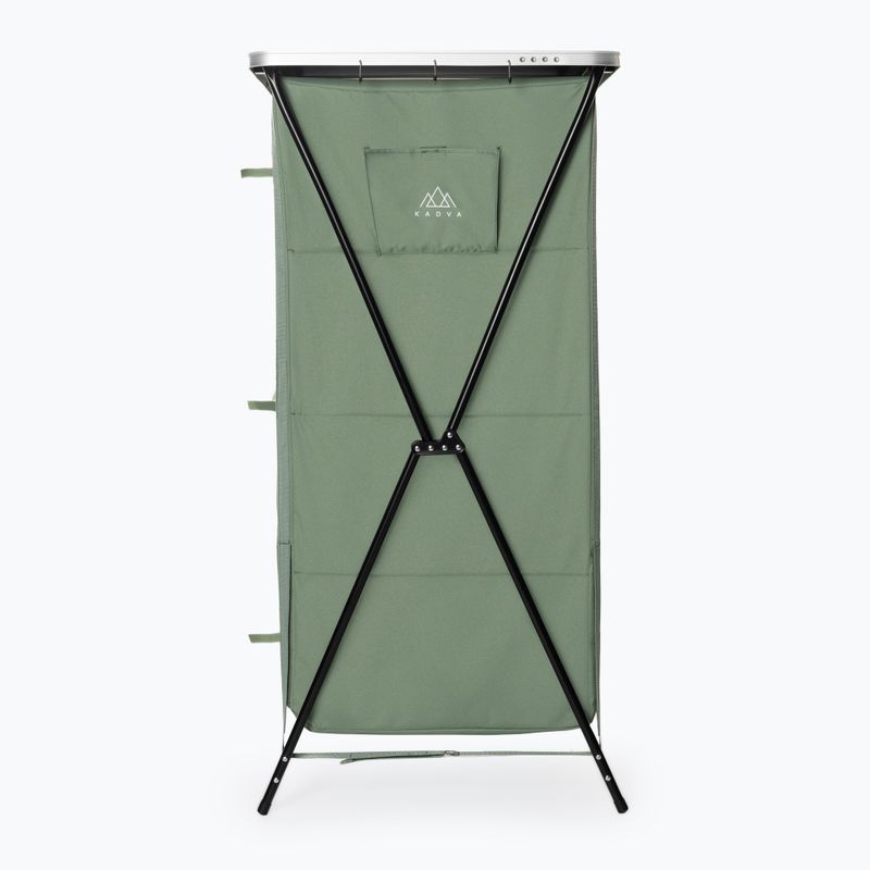 Armadio da campeggio KADVA CAMPshelf 24 verde 7