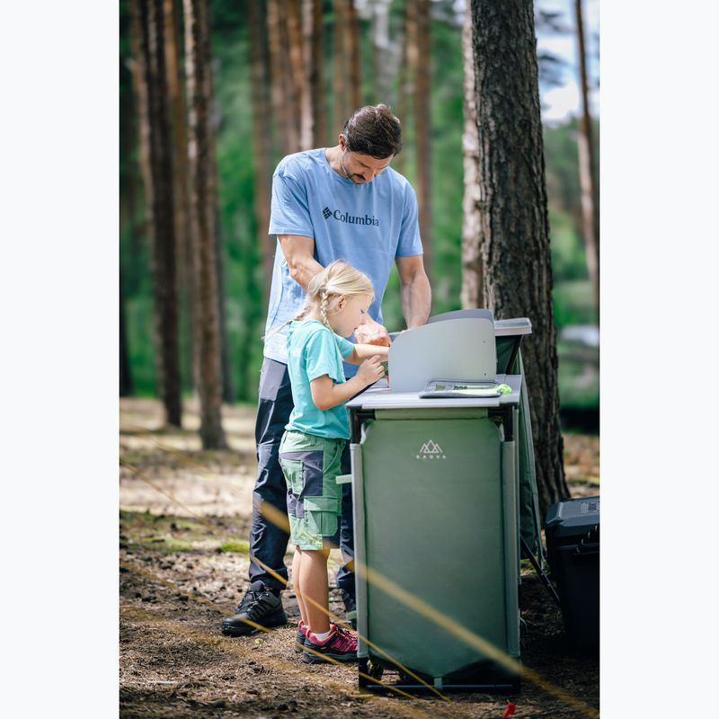 Armadio da cucina da campeggio KADVA CAMPcook 221 verde 6