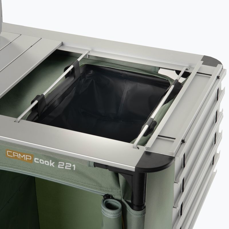 Armadio da cucina da campeggio KADVA CAMPcook 221 verde 12