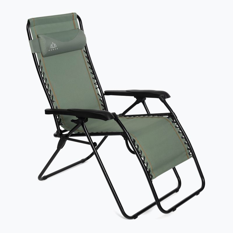 Sedia da campeggio / lettino KADVA CAMPchair 2.0 verde