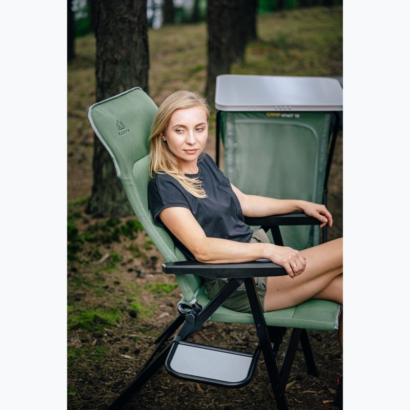 Sedia da campeggio KADVA CAMPchair 3.0 verde 7
