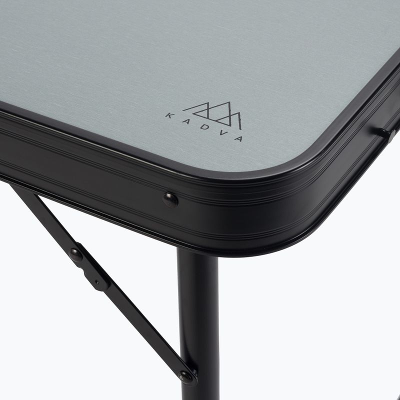 Tavolo da campeggio pieghevole + sedie KADVA CAMPtable set per 4-6 persone grigio 11