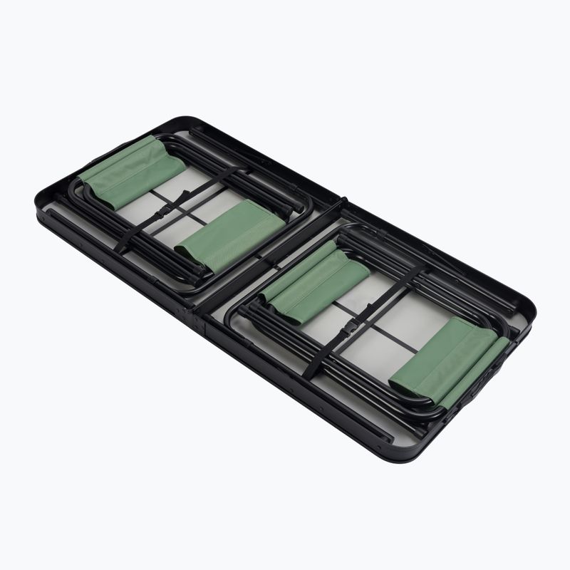 Tavolo da campeggio pieghevole + sedie KADVA CAMPtable set per 4-6 persone grigio 12