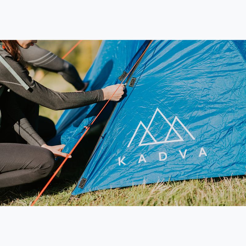 Tenda da campeggio per 3 persone KADVA CAMPdome 3 blu 22