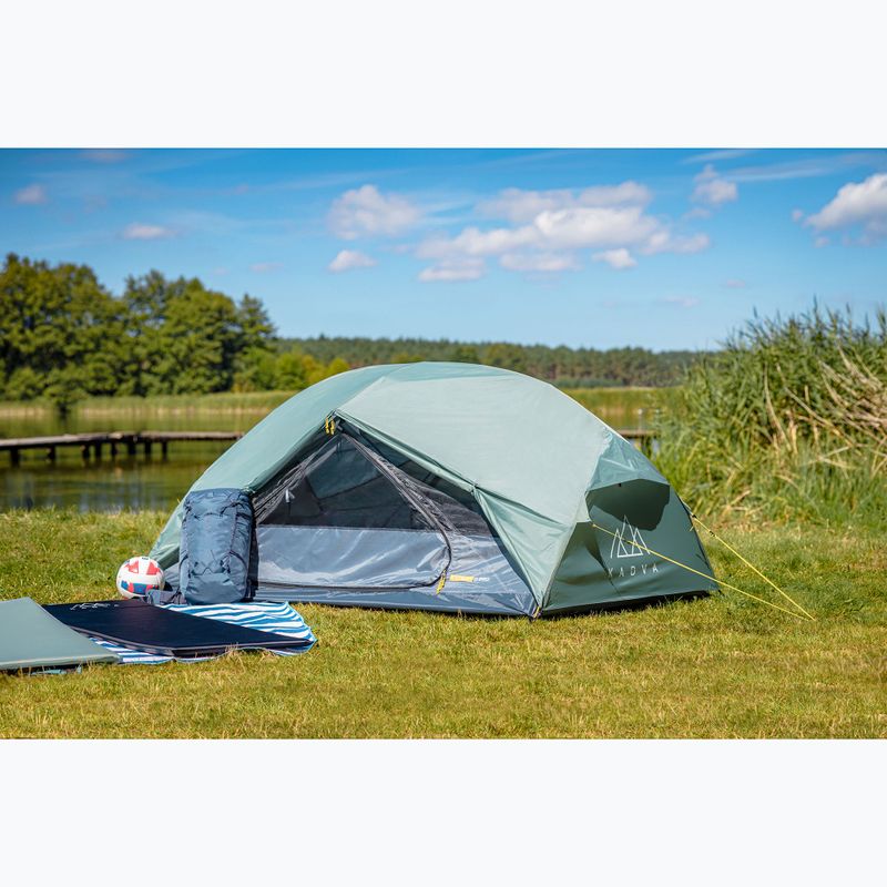 Tenda da trekking ultraleggera per 2 persone KADVA EXPEDIT 2 PRO grigio-verde 4
