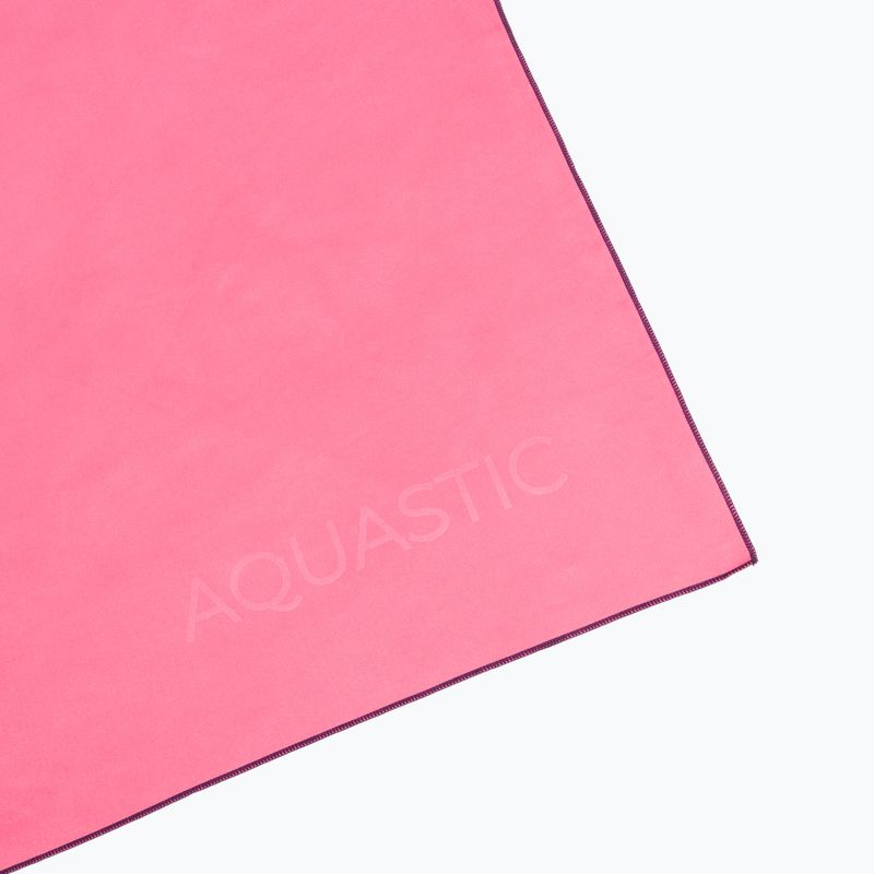 AQUASTIC Havlu XL asciugamano ad asciugatura rapida rosa 6