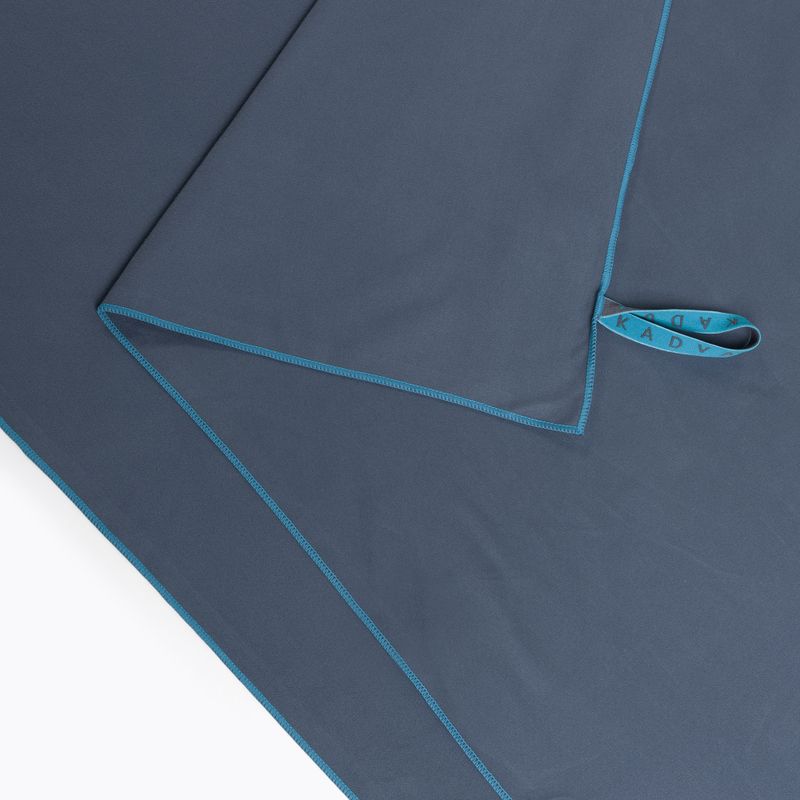 Asciugamano ad asciugatura rapida KADVA Tuala L 130x80 cm blu navy 3
