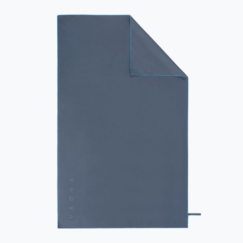Asciugamano ad asciugatura rapida KADVA Tuala XL 175x110 cm blu navy