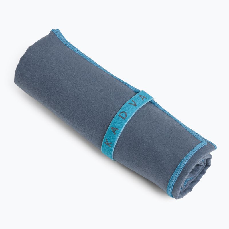 Asciugamano ad asciugatura rapida KADVA Tuala XL 175x110 cm blu navy 5