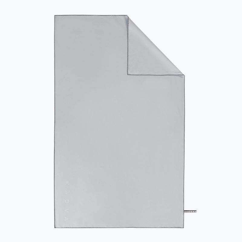 Asciugamano ad asciugatura rapida KADVA Tuala XL 175x110 cm grigio
