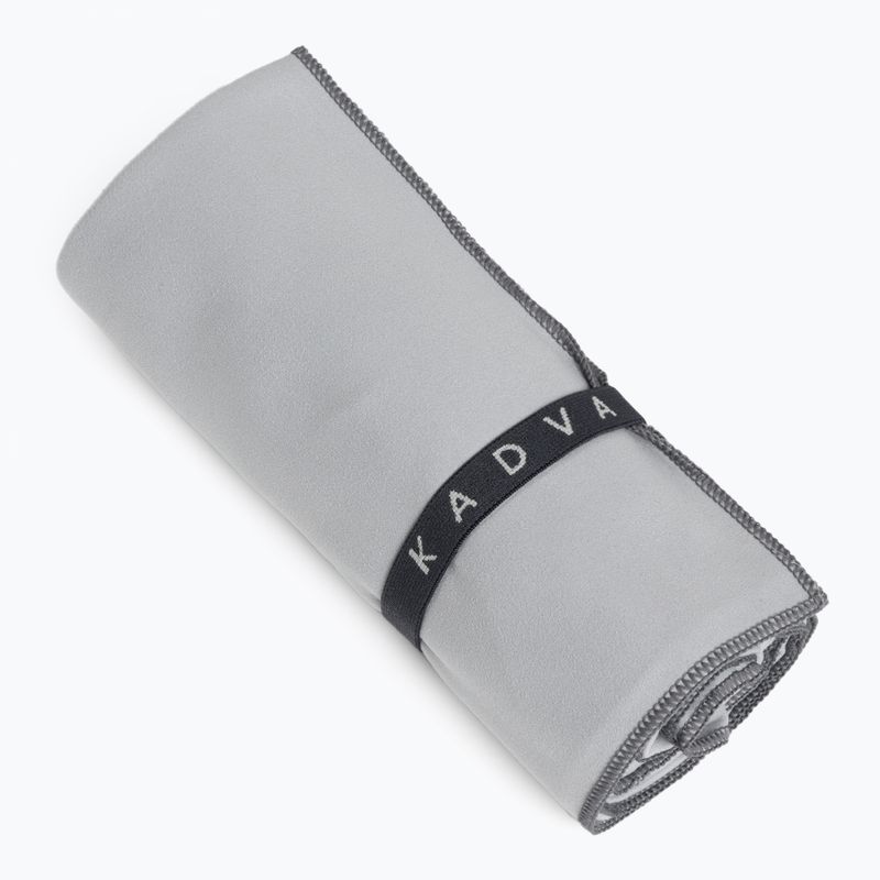Asciugamano ad asciugatura rapida KADVA Tuala XL 175x110 cm grigio 5