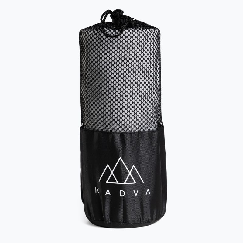 Asciugamano ad asciugatura rapida KADVA Tuala XL 175x110 cm grigio 6
