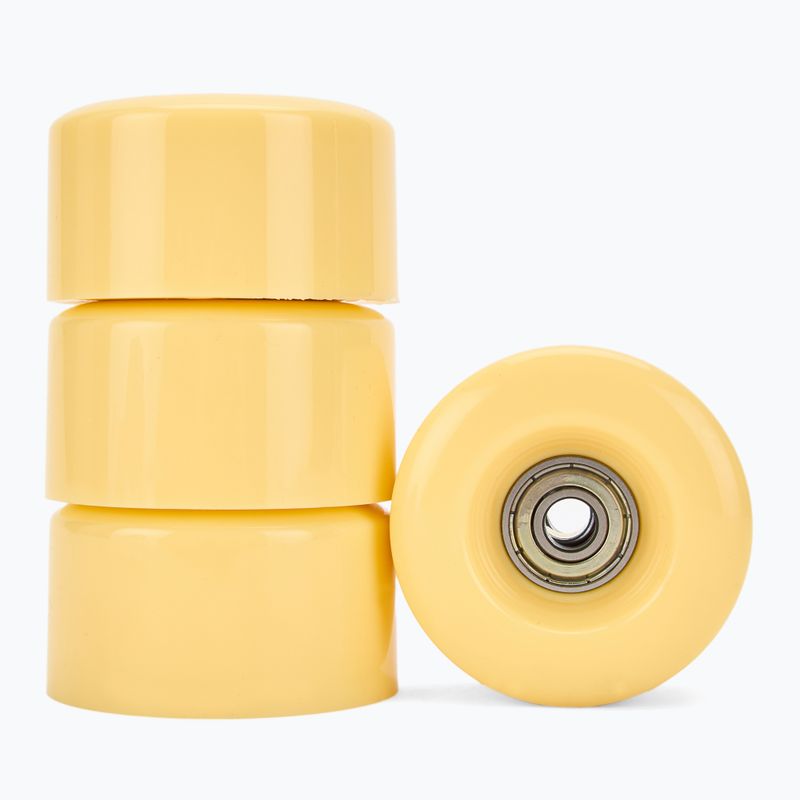 ATTABO Quad Wheels 58x32 mm ruote da skate 4 pezzi giallo 2