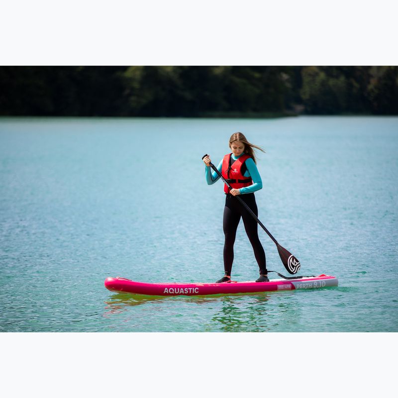 Set tavola SUP gonfiabile AQUASTIC Perth 9'10" pink 19