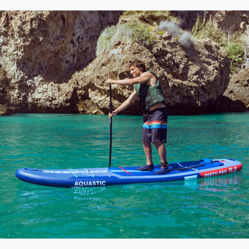 AQUASTIC SUP board Perth Pro 11'2" allround blu scuro 25