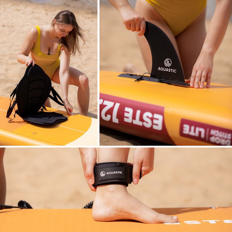 Set tavola SUP gonfiabile AQUASTIC This 12'0" orange 23