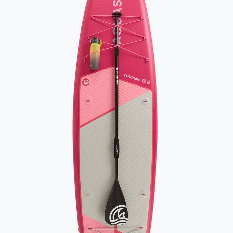 Set tavola SUP gonfiabile AQUASTIC Touring 11'6" pink 10