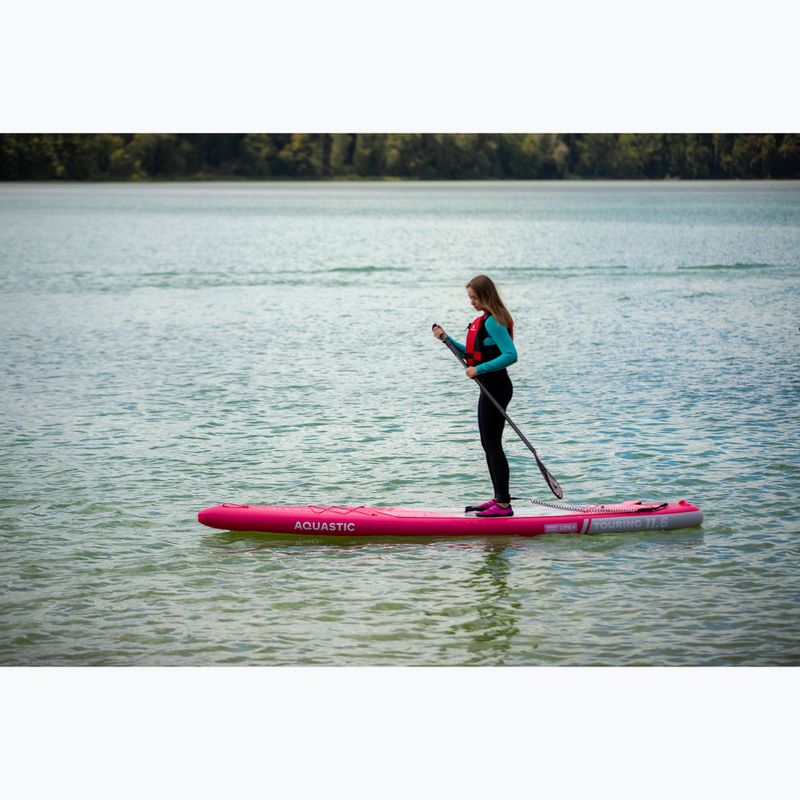 Set tavola SUP gonfiabile AQUASTIC Touring 11'6" pink 21