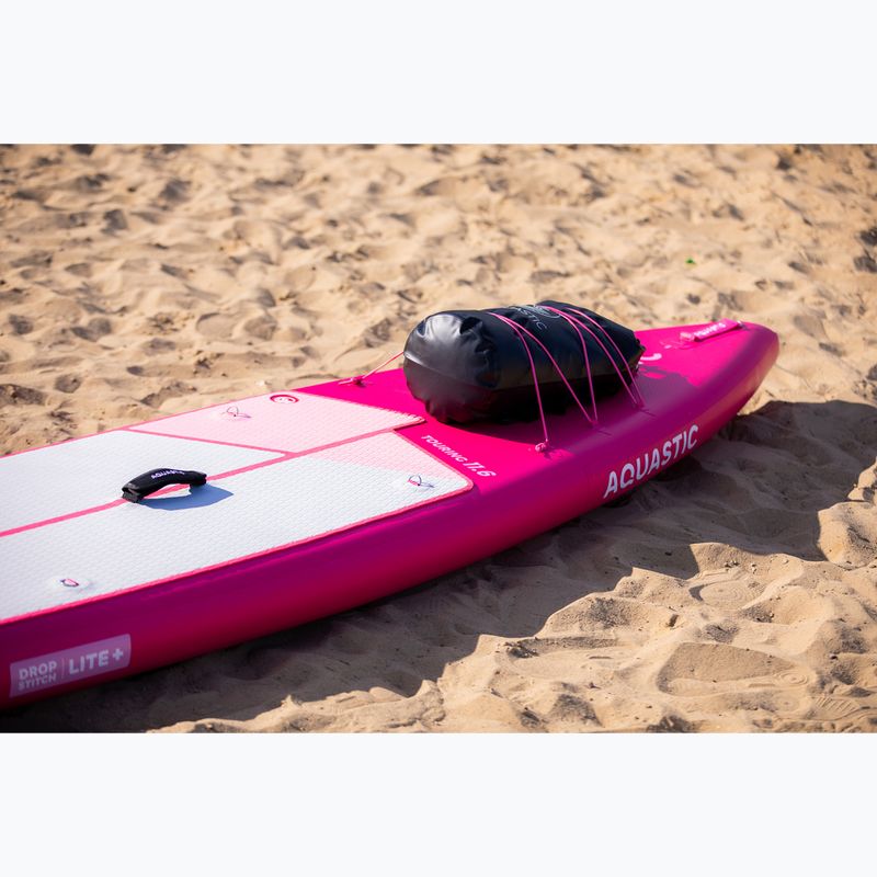 Set tavola SUP gonfiabile AQUASTIC Touring 11'6" pink 25