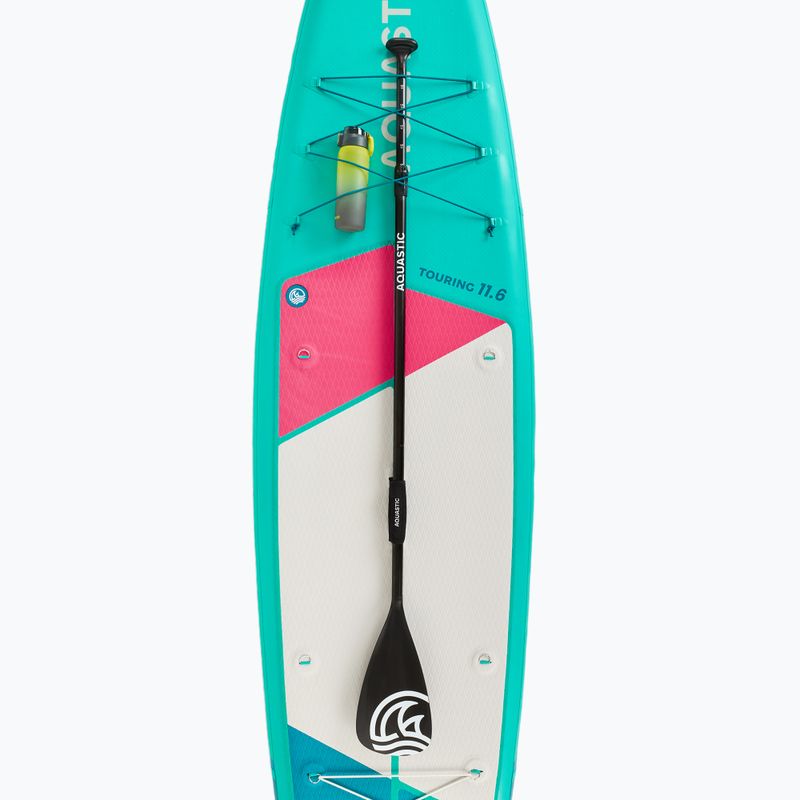 Set tavola SUP gonfiabile AQUASTIC Touring 11'6" green 15