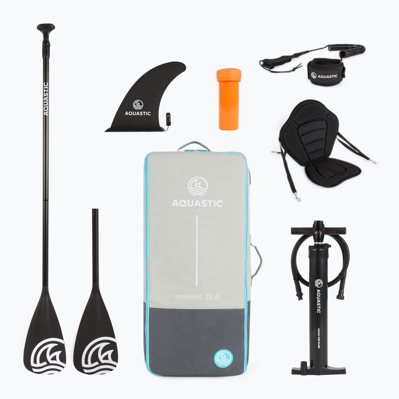 Set tavola SUP gonfiabile AQUASTIC Touring 11'6" green 20