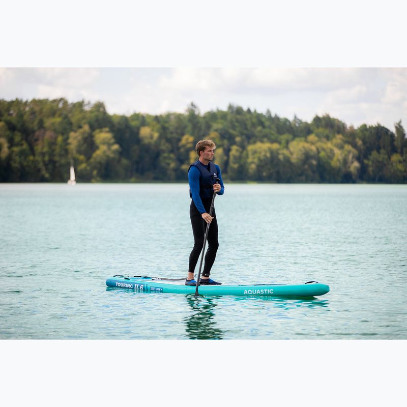 Set tavola SUP gonfiabile AQUASTIC Touring 11'6" green 22