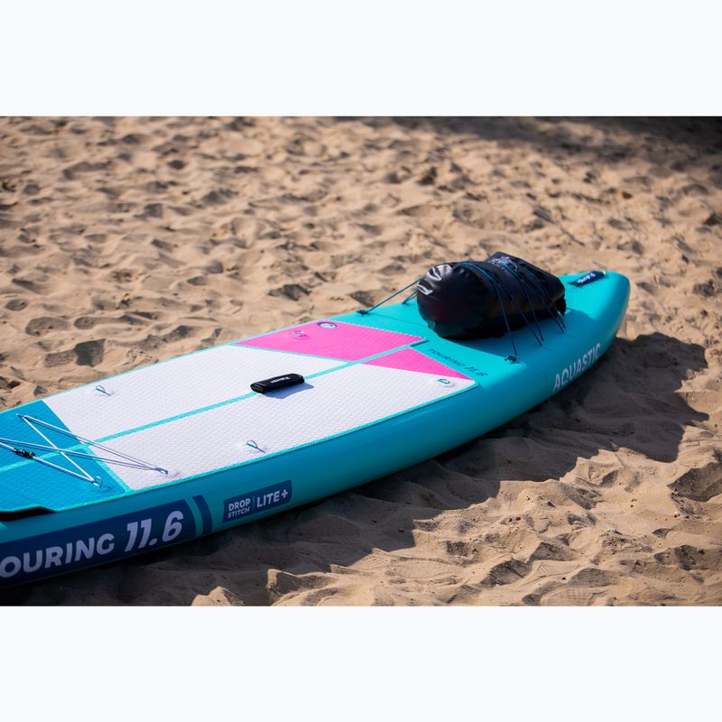 Set tavola SUP gonfiabile AQUASTIC Touring 11'6" green 25