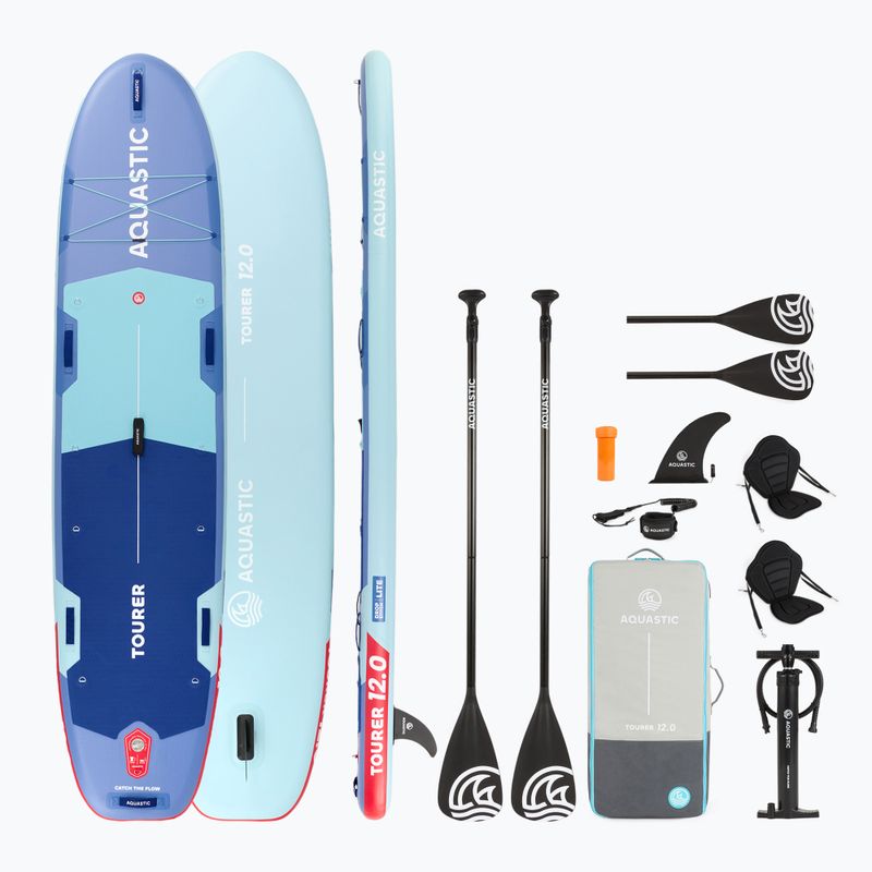 Set tavola SUP gonfiabile AQUASTIC Tourer 12'0" 2-os blue