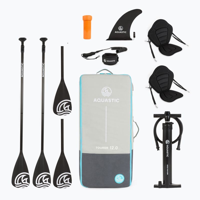 Set tavola SUP gonfiabile AQUASTIC Tourer 12'0" 2-os blue 19