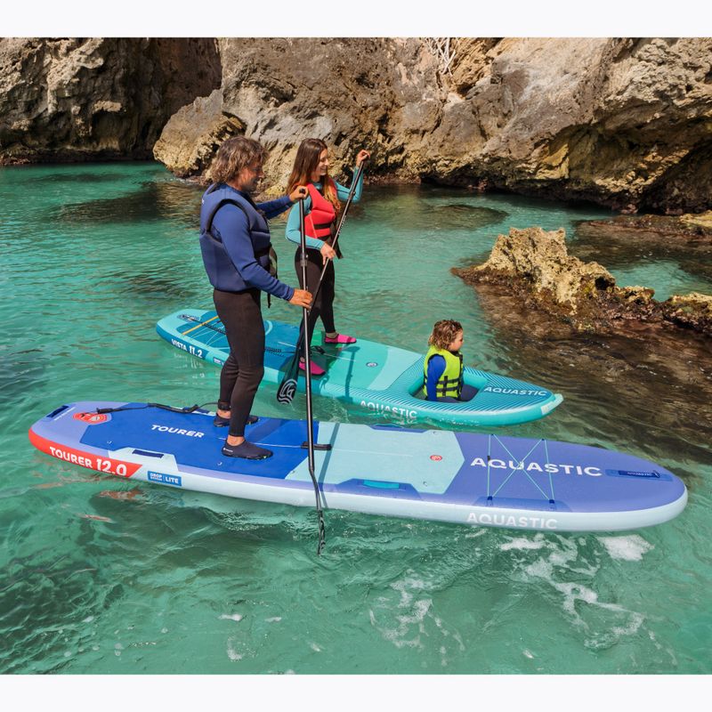 Set tavola SUP gonfiabile AQUASTIC Vista 11'2" green 26