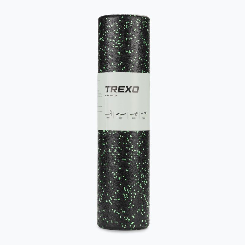 TREXO TRX-MSR060 Rullo massaggiante nero/lime da 60 cm 5