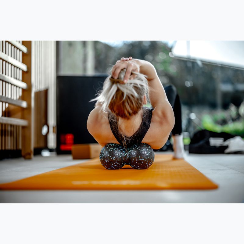 XTREXO TRX-MSP012 palla per massaggio doppia 12 cm nero/blu 3