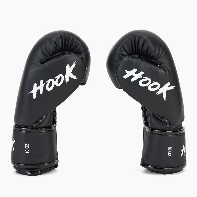 Guanti da boxe HOOK FIGHTING Ready To Spar con protezione per le mani, nero 5