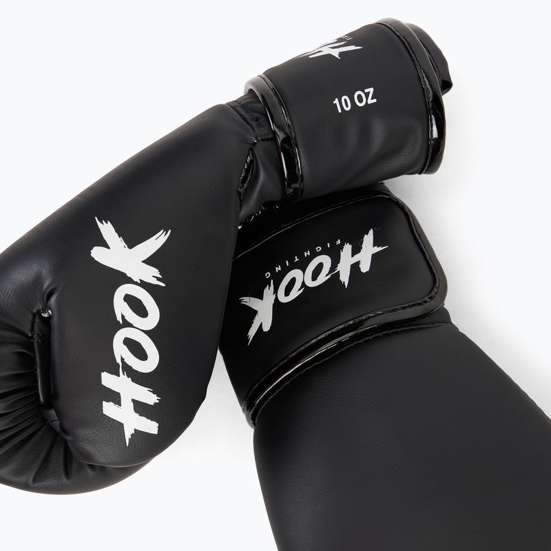 Guanti da boxe HOOK FIGHTING Ready To Spar con protezione per le mani, nero 6