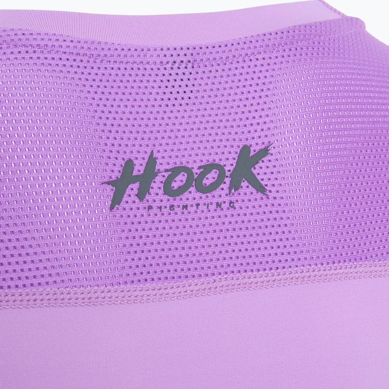 Rashguard manica lunga donna HOOK FIGHTING Base viola 4