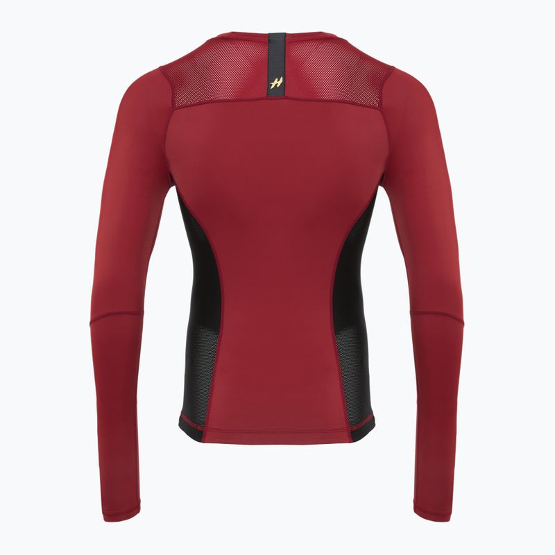 Rashguard a manica lunga da uomo HOOK FIGHTING Base rosso 12