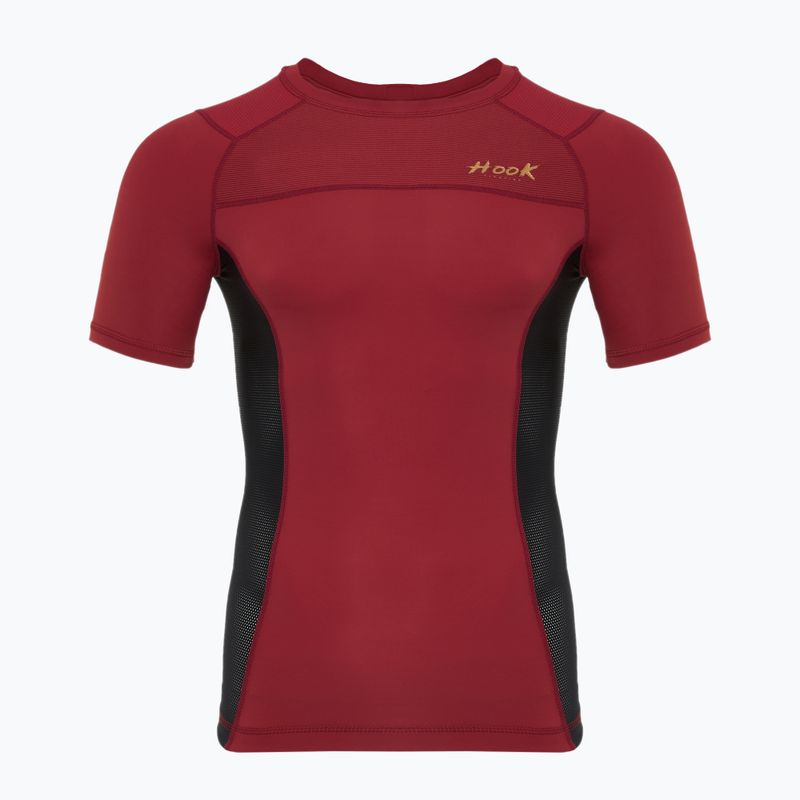 Rashguard HOOK FIGHTING Base uomo rosso 7