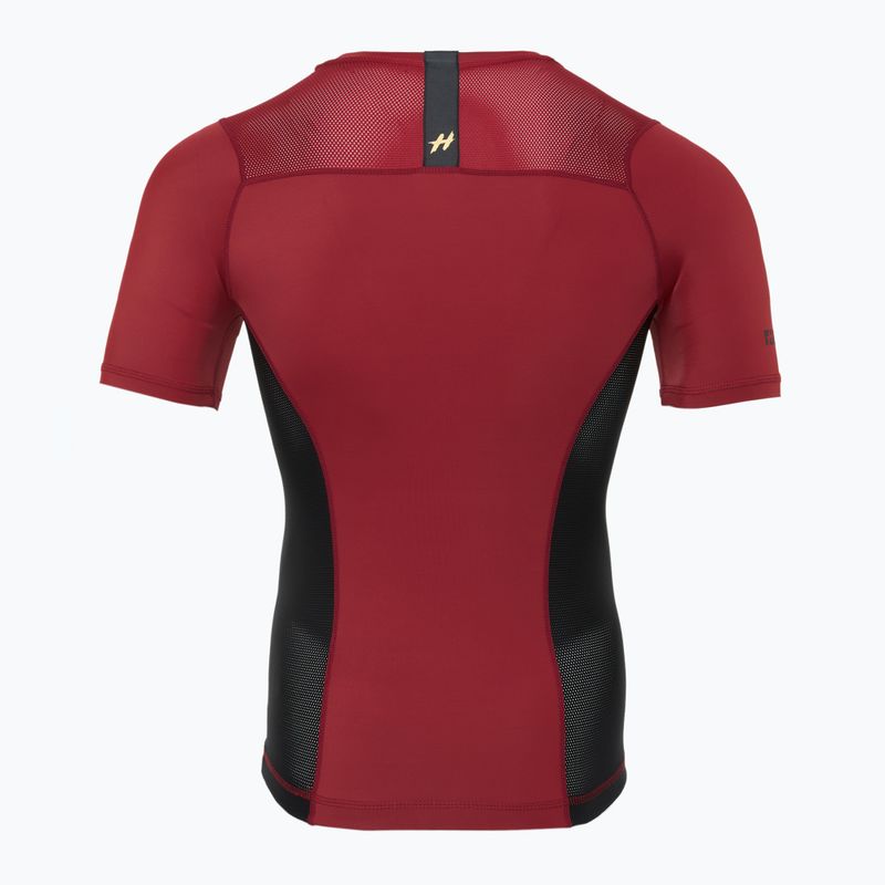 Rashguard HOOK FIGHTING Base uomo rosso 8