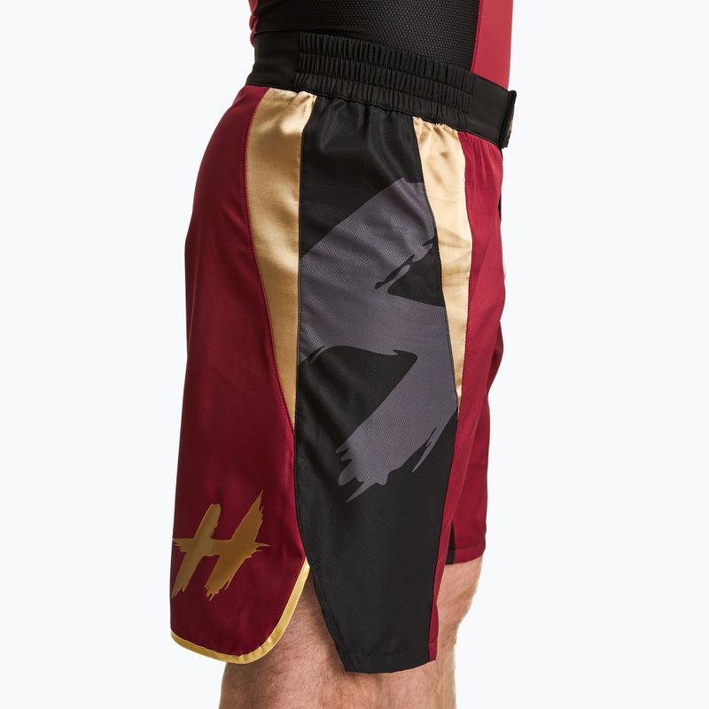 Pantaloncini da allenamento da uomo HOOK FIGHTING Ready To Spar rosso 4