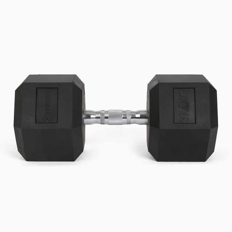Manubri gommati TREXO Hex 37,5 kg 4