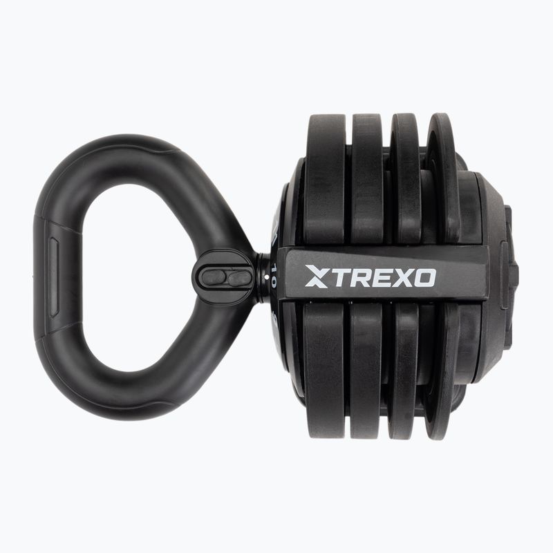 TREXO TXO-B4W004 Kettlebell regolabile da 12 kg nero 10