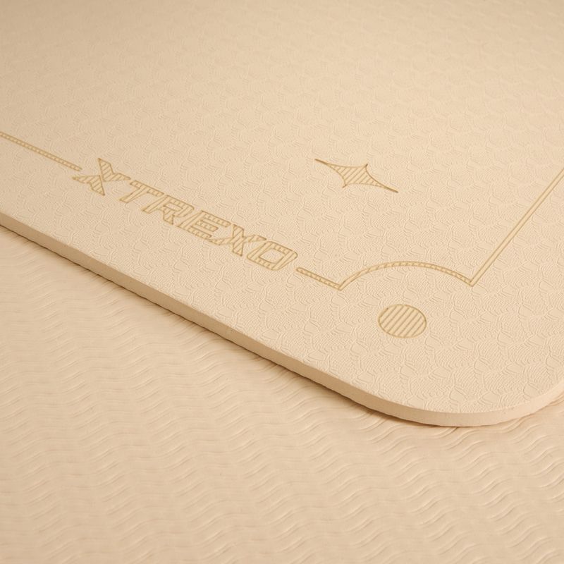 XTREXO tappetino yoga TXO-B4Z001-BZ 6 mm marrone chiaro 6
